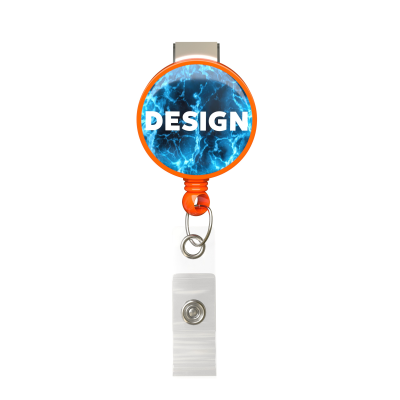 Picture of RETRACTABLE BADGE REEL in Round Shape with ?2