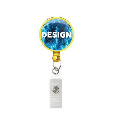 Picture of RETRACTABLE BADGE REEL in Round Shape with ?2