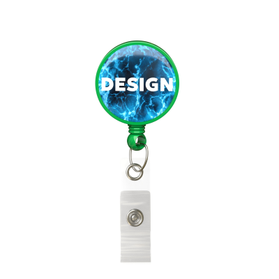 Picture of RETRACTABLE BADGE REEL in Round Shape with ?2