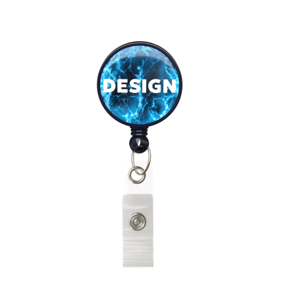 Picture of RETRACTABLE BADGE REEL in Round Shape with ?2