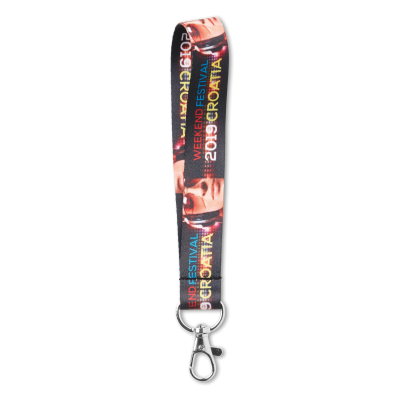 SUBLIMATED FINE POLYESTER SHORT STRAP