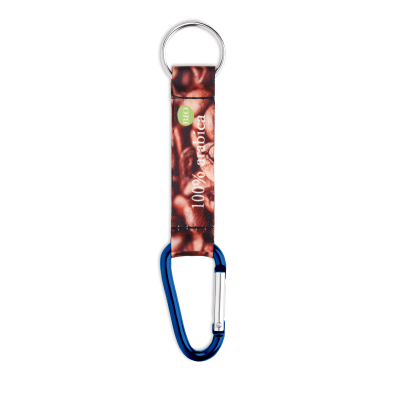 Picture of CARABINER with Sublimated Recycled Polyester (Rpet) Strap