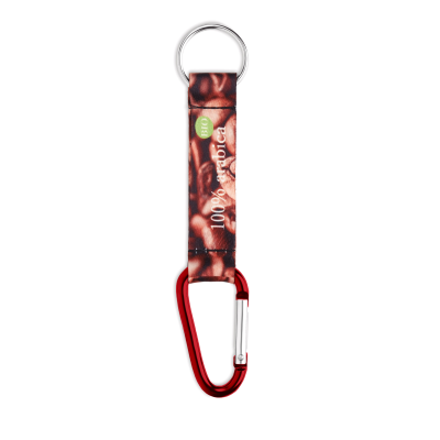Picture of CARABINER with Sublimated Recycled Polyester (Rpet) Strap