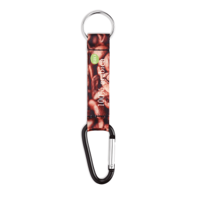 Picture of CARABINER with Sublimated Recycled Polyester (Rpet) Strap