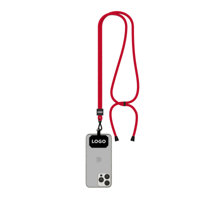 Picture of CROSSBODY 2-TONE CORD MOBILE PHONE HOLDER MADE OF POLYESTER