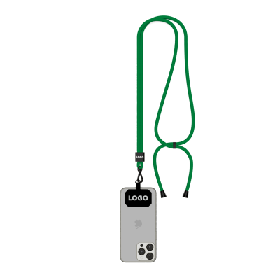 Picture of CROSSBODY 2-TONE CORD MOBILE PHONE HOLDER MADE OF POLYESTER