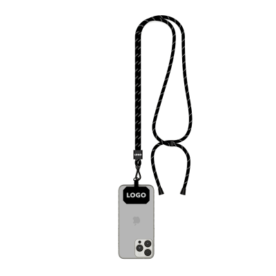 Picture of CROSSBODY 2-TONE CORD MOBILE PHONE HOLDER MADE OF POLYESTER