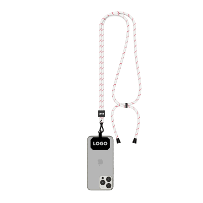 Picture of CROSSBODY 2-TONE CORD MOBILE PHONE HOLDER MADE OF POLYESTER