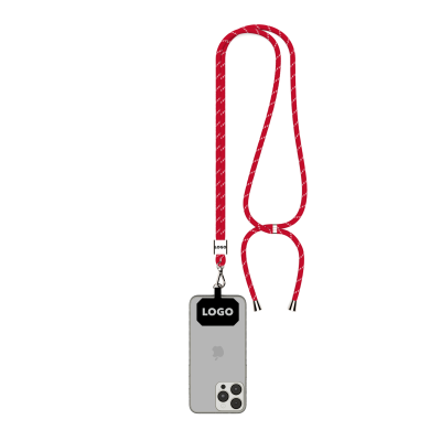 Picture of CROSSBODY 2-TONE CORD MOBILE PHONE HOLDER MADE OF POLYESTER