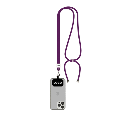 Picture of CROSSBODY 2-TONE CORD MOBILE PHONE HOLDER MADE OF POLYESTER