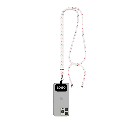 Picture of CROSSBODY 2-TONE CORD MOBILE PHONE HOLDER MADE OF POLYESTER