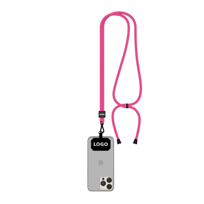 Picture of CROSSBODY 2-TONE CORD MOBILE PHONE HOLDER MADE OF RECYCLED POLYESTER (RPET)