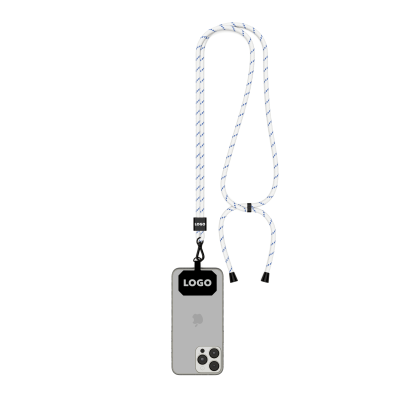 Picture of CROSSBODY 2-TONE CORD MOBILE PHONE HOLDER MADE OF RECYCLED POLYESTER (RPET)