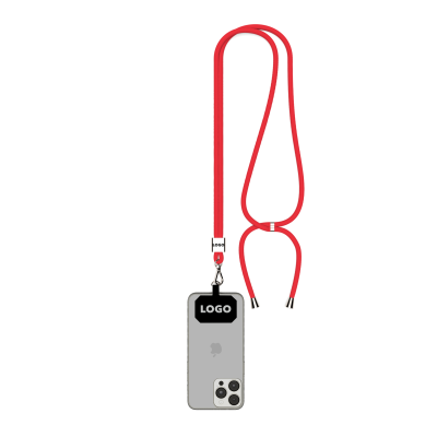Picture of CROSSBODY 2-TONE CORD MOBILE PHONE HOLDER MADE OF RECYCLED POLYESTER (RPET)