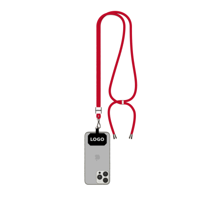 Picture of CROSSBODY 2-TONE CORD MOBILE PHONE HOLDER MADE OF RECYCLED POLYESTER (RPET)