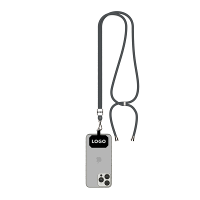 Picture of CROSSBODY 2-TONE CORD MOBILE PHONE HOLDER MADE OF RECYCLED POLYESTER (RPET)