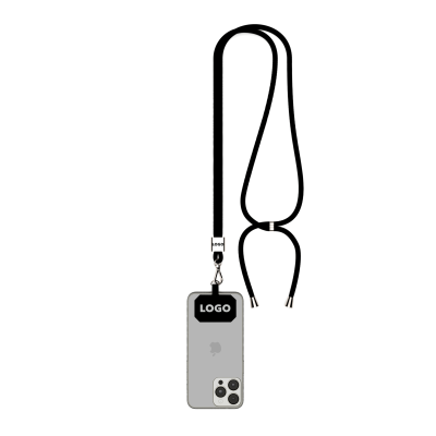 Picture of CROSSBODY 2-TONE CORD MOBILE PHONE HOLDER MADE OF RECYCLED POLYESTER (RPET)