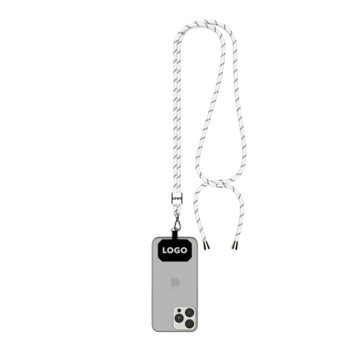 Picture of CROSSBODY 2-TONE CORD MOBILE PHONE HOLDER MADE OF RECYCLED POLYESTER (RPET)