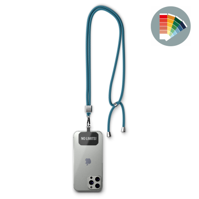 Picture of CROSSBODY, TRENDY 2-TONE CORD MOBILE PHONE HOLDER MADE OF RECYCLED POLYESTER (RPET)