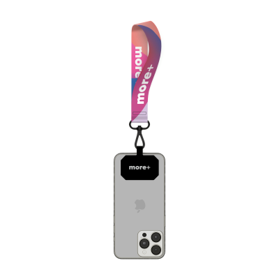 Picture of SUBLIMATED SHORT STRAP MOBILE PHONE HOLDER