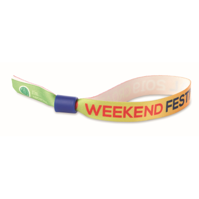 Picture of RECYCLED POLYESTER (RPET) SUBLIMATION WRISTBANDS