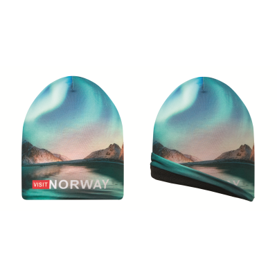 Picture of FULL COLOUR POLYESTER BEANIE with Fleece Lining