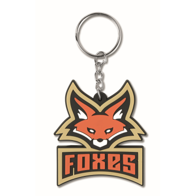 Picture of CUSTOM SHAPE PVC KEYRING with Your Logo on One Side