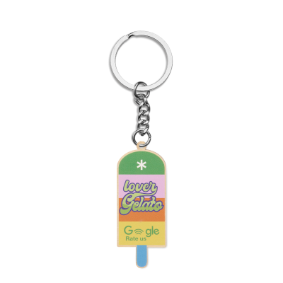 Picture of CUSTOM SHAPE WOOD NFC KEYRING
