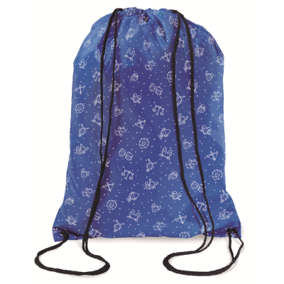 Picture of LARGE FULL COLOUR POLYESTER DRAWSTRING BAG