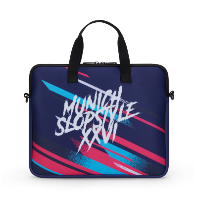 Picture of SUBLIMATED NEOPRENE LAPTOP SLEEVE with Zipper & Back Pocket