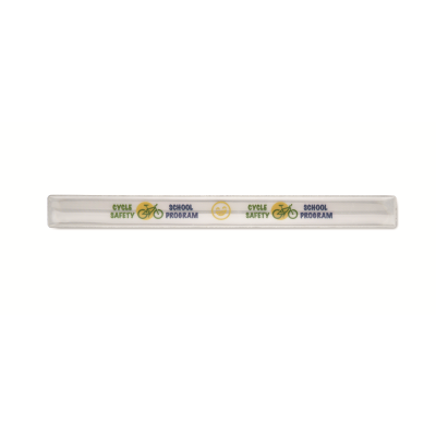 Picture of REFLECTIVE SAFETY SLAP BAND with in Silver or Yellow Reflective Foil (Ce En17353)