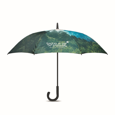 Picture of ALL-OVER PRINTED ?102CM & 23" AUTO OPEN STORM UMBRELLA with Hook Handle