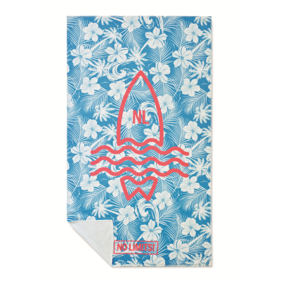 Picture of FULL COLOUR BEACH TOWEL in 300 & 350Gsm Polycotton