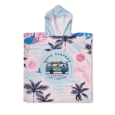 Picture of FULL COLOUR HOODED HOODY TOWEL in 300Gsm Polycotton