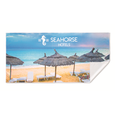 Picture of FULL COLOUR 240GSM MICROFIBRE BEACH TOWEL