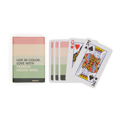 Picture of 54 MINI-TRAVEL PLAYING CARD PACK, YOUR DESIGN ON 1 SIDE