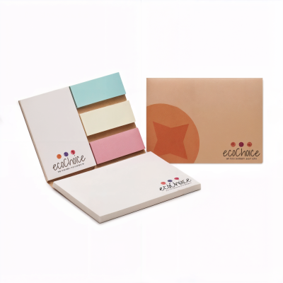 Picture of RECYCLED PAPER SOFT COVER MEMO PAD (EU MADE)