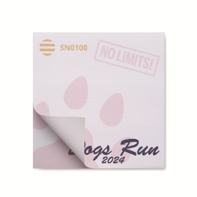 Picture of SQUARE SHAPE PRINTED STICKY NOTES (EU MADE)
