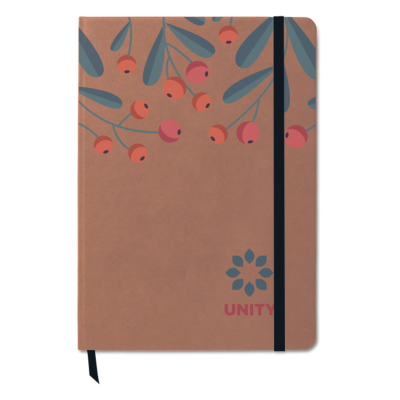 Picture of A5 RECYCLED PAPER HARD COVER NOTE BOOK with Your Design Printed x Sheet