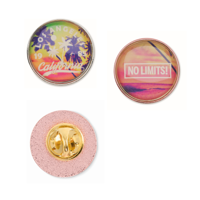 Picture of ROUND METAL LAPEL PIN with Doming