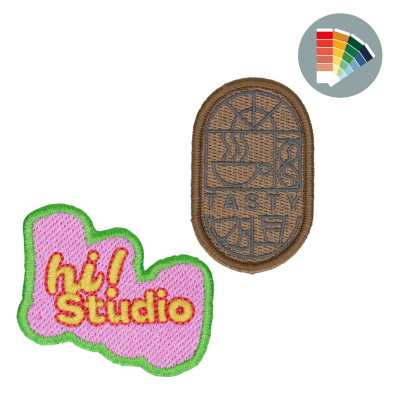 Picture of EMBROIDERED PATCH with Merrow Border