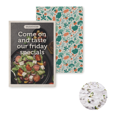 Picture of A6 PLANTABLE SEEDS PAPER in Your Design