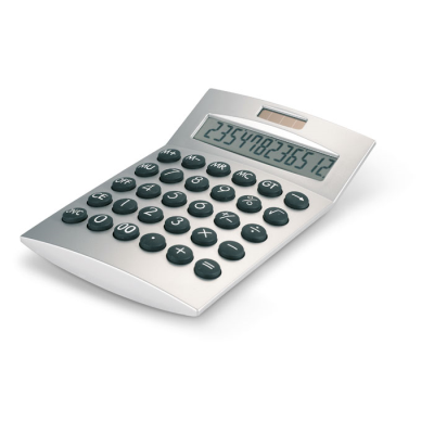 Picture of BASICS 12-DIGITS CALCULATOR in Silver.