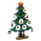 Picture of WOOD XMAS TREE DECORATION in Green