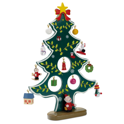 Picture of WOOD XMAS TREE DECORATION