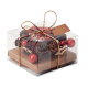 CHRISTMAS CANDLE HOLDER in Red image 2