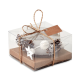 CHRISTMAS CANDLE HOLDER in White image 2