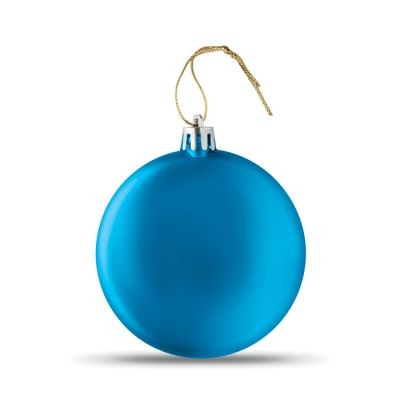 Picture of FLAT CHRISTMAS BAUBLE in Royal Blue