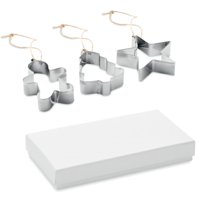 Picture of COOKIE CUTTER ORNAMENTAL SET in Silver