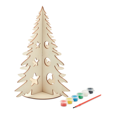 Picture of DIY WOOD CHRISTMAS TREE in Brown